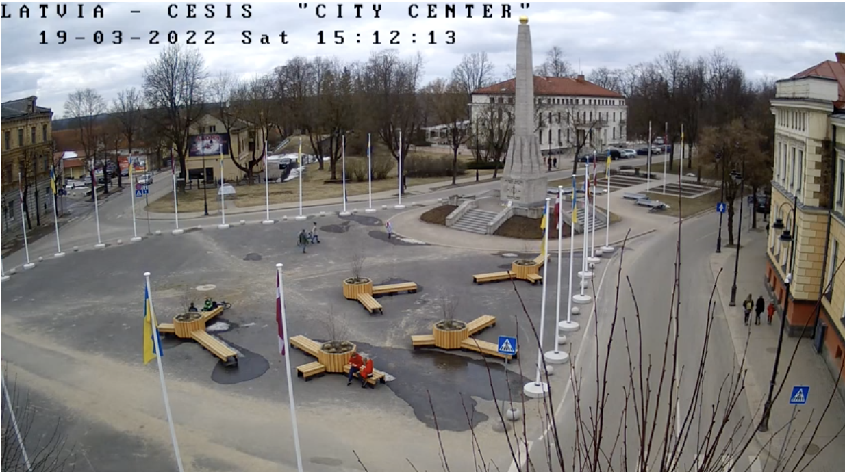 Webcam in Cesis - Unity square
